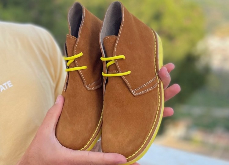 Why are desert boots suitable footwear for the whole family?
